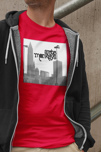 Koszulka z naszywką Arctic Monkeys 02