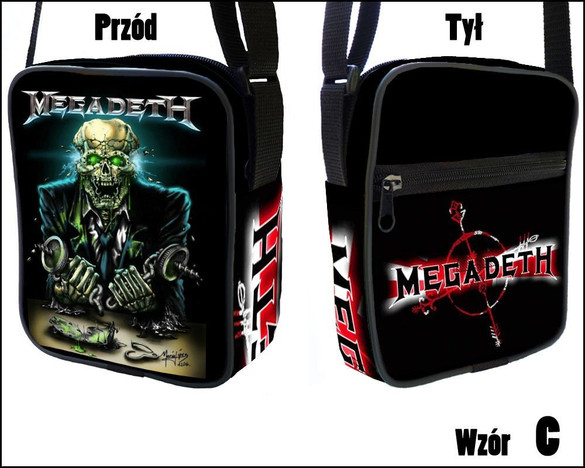 Torba Listonoszka MEGADETH- OUTLET