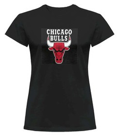 Bluzka damska z naszywką NBA CHICAGO BULLS