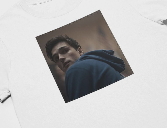 Koszulka z naszywką Euphoria Nate