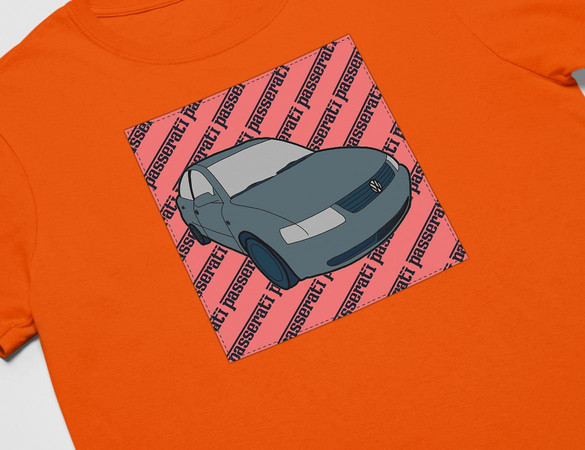 Koszulka z naszywką Volkswagen passerati