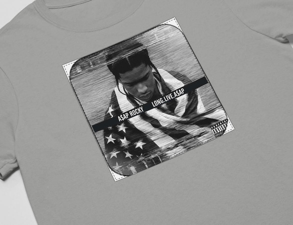 Koszulka z naszywką Asap Rocky Long.Live.