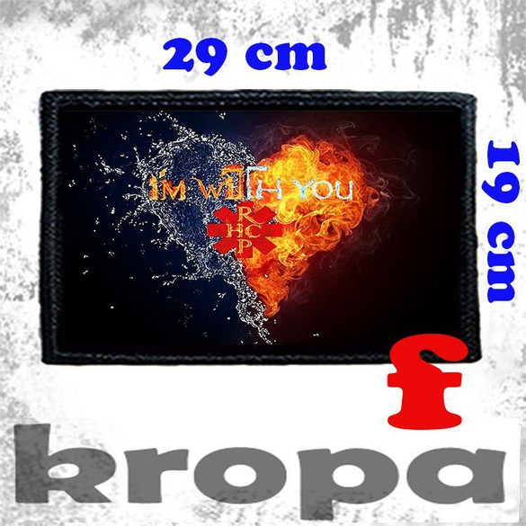 Naszywka duża na ubranie RED HOT CHILI PEPPERS