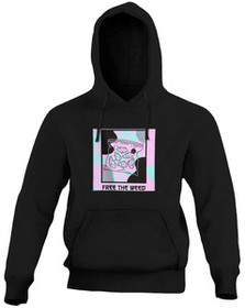 Bluza z naszywką Free the weed