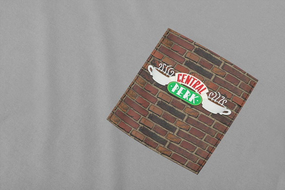 Koszulka z kieszonką FRENDS