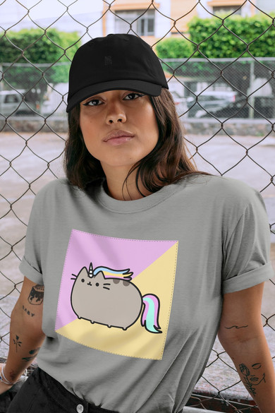 Koszulka z naszywką Cat Unicorne 01