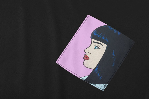Koszulka z kieszonką PULP FICTION MIA
