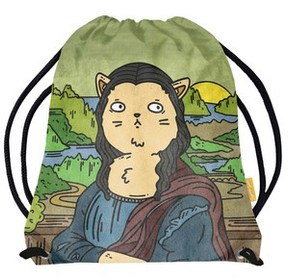 Worek CAT PARODY: Mona Lisa