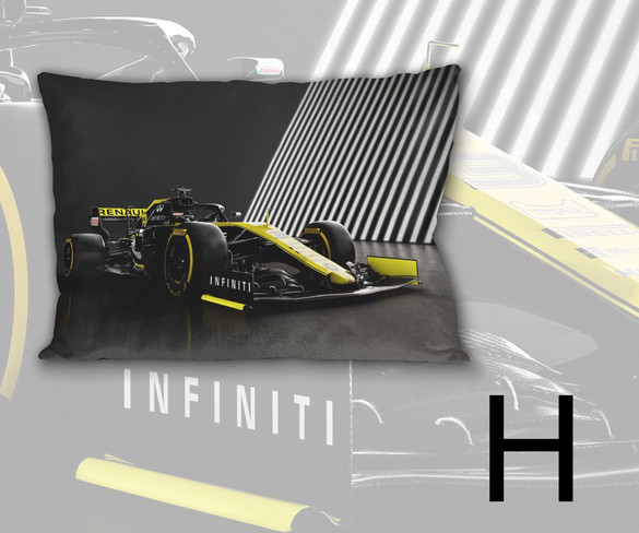 Poduszka F1 FORMUŁA 1 60x40cm WZORY