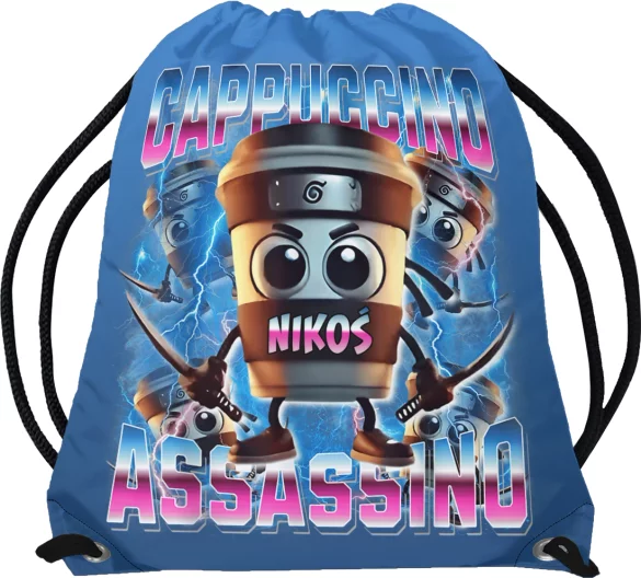 Worek Italian Brainrot Cappuccino Assassino