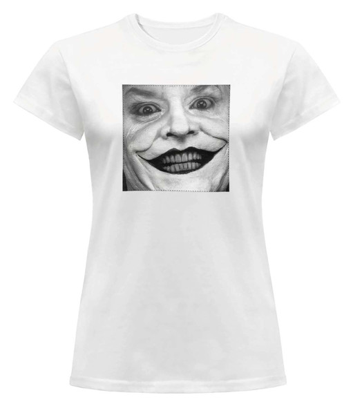 Bluzka damska z naszywką Joker Jack Nicholson 01