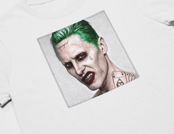 Koszulka z naszywką Joker Jared Leto