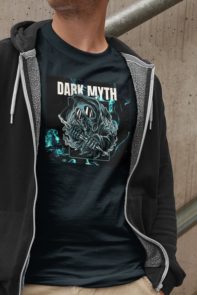 Koszulka z naszywką DARK MYTH