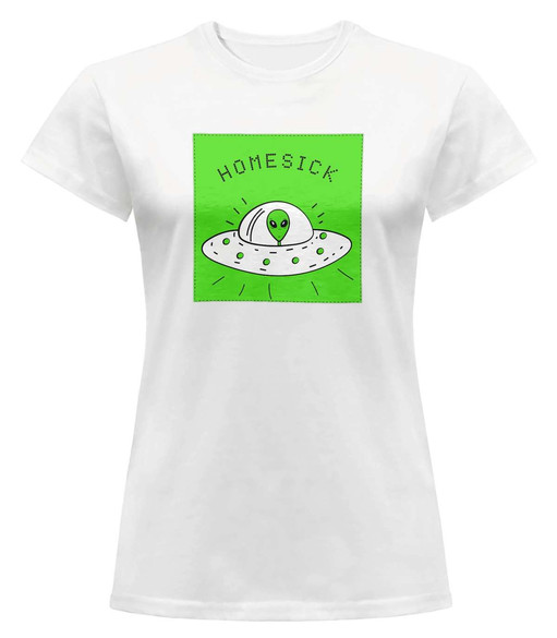 Bluzka damska z naszywką Homesick