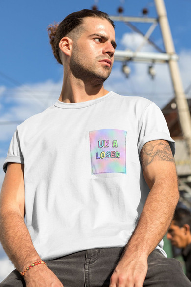 Koszulka z kieszonką UR A LOSER