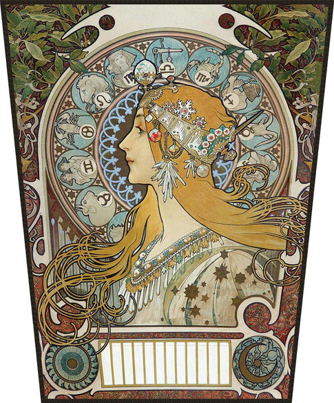Ekran Zodiak Alfons Mucha