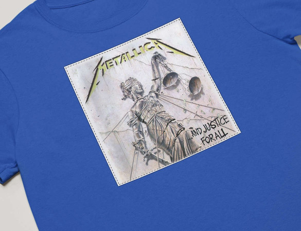 Koszulka z naszywką Metallica And Just