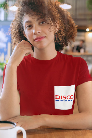 Koszulka z kieszonką DISCO