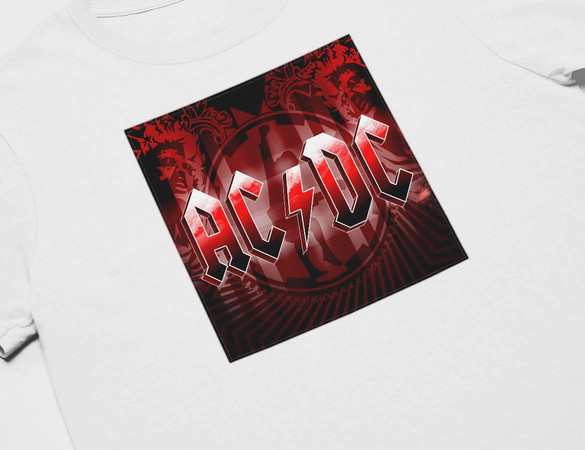 Koszulka z naszywką AC/DC Black Ice