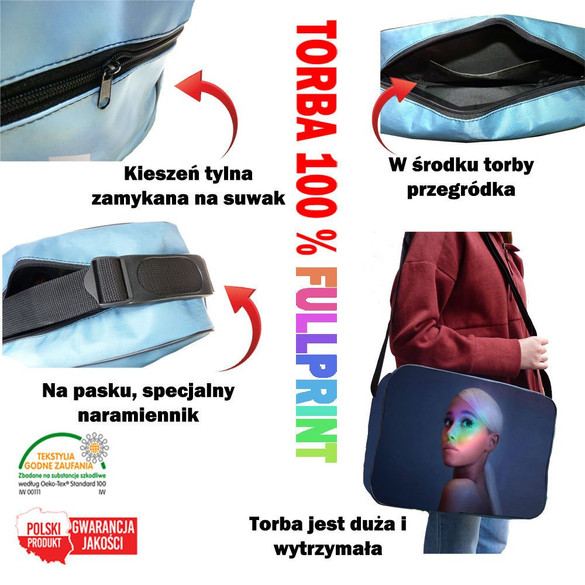 Torba na ramię ARIANA GRANDE FULLPRINT
