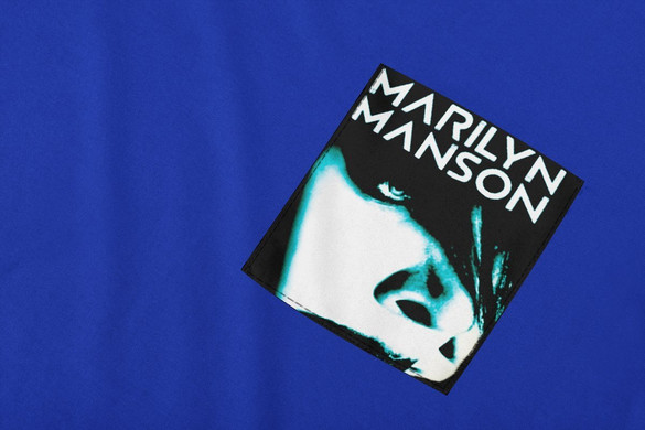 Koszulka z kieszonką Marilyn Manson