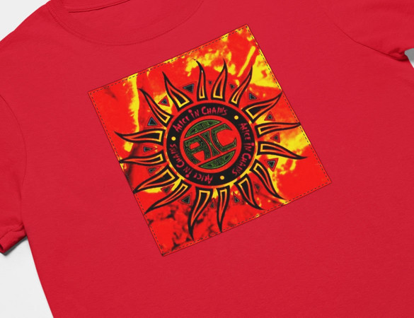 Koszulka z naszywką Alice In Chains logo