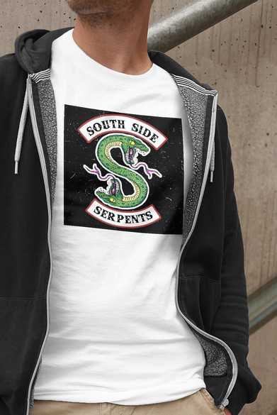 Koszulka z naszywką Riverdale Serpentes