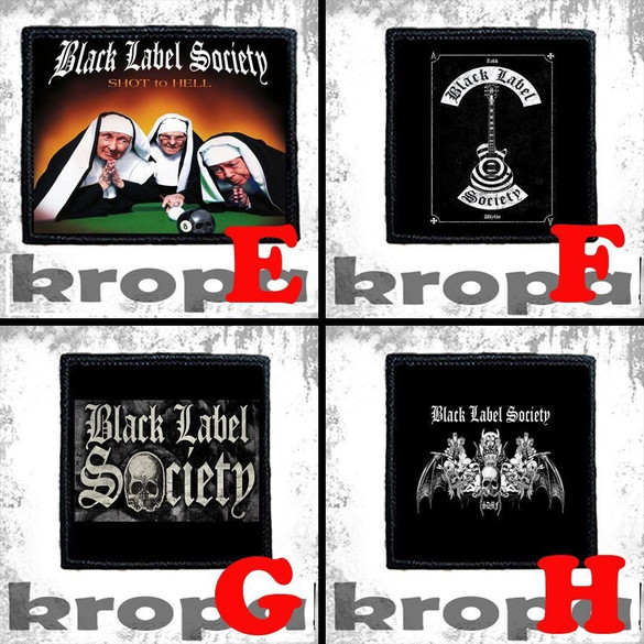 Naszywka BLACK LABEL SOCIETY 10 x 10 cm 