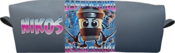 Piórnik Italian Brainrot Cappuccino Assassino