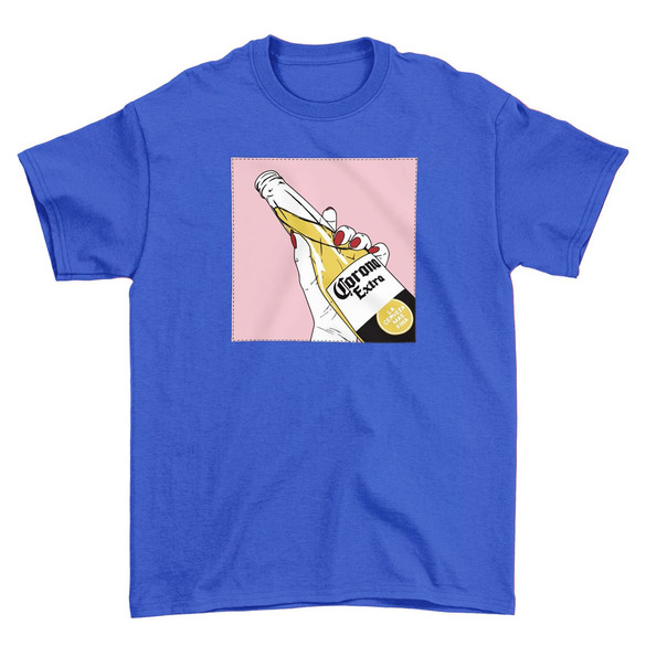 Koszulka z naszywką CORONA Extra