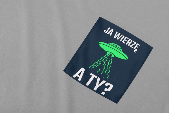 Koszulka z kieszonką UFO