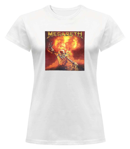 Bluzka damska z naszywką Megadeth 