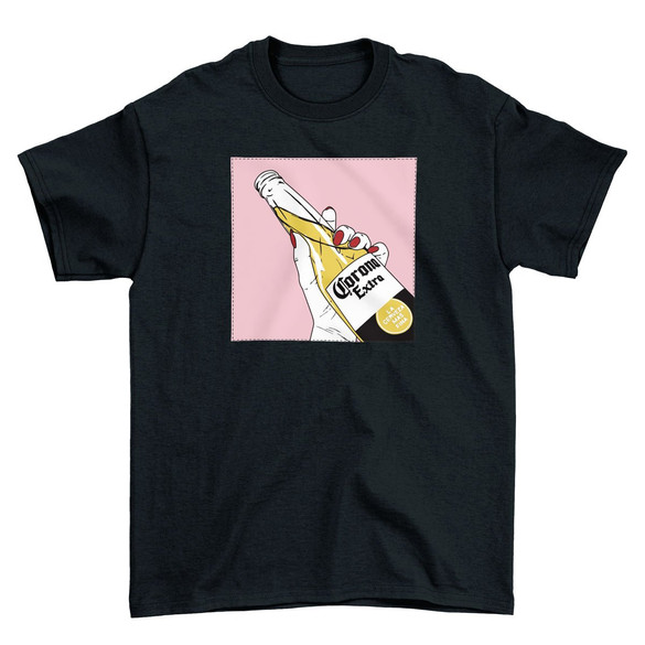 Koszulka z naszywką CORONA Extra