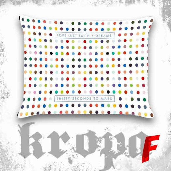 Poduszka 30 SECONDS TO MARS duża 58 cm 38 cm