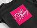 Bluzka damska z naszywką Dirty Dancing logo pink