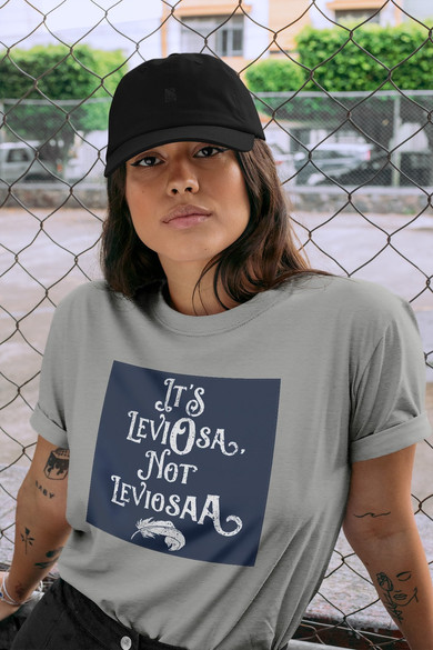 Koszulka z naszywką  Harry Potter leviosa