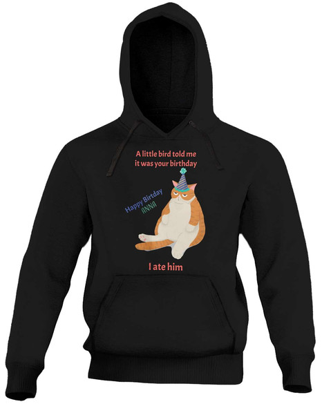 Bluza urodzinowa I ATE HIM... Dodaj imię