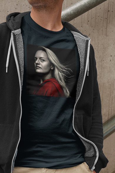 Koszulka z naszywką The Handmaid's Tale 05