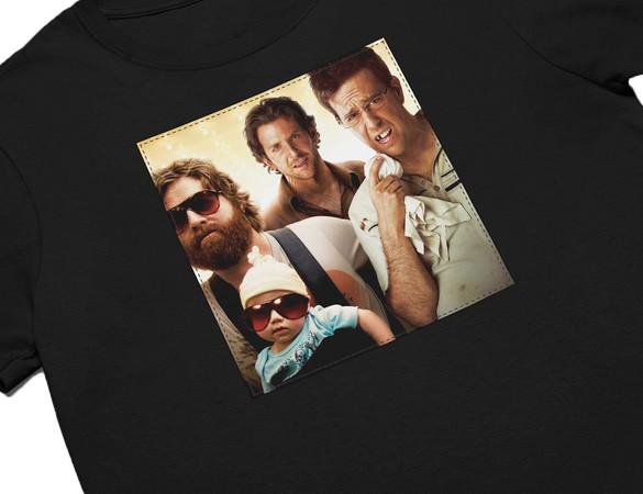 Koszulka z naszywką Kac Vegas squad 02