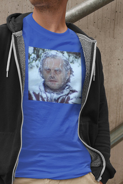 Koszulka z naszywką Lśnienie Nicholson Ice