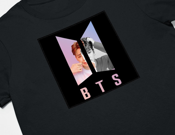 Koszulka z naszywką BTS JIMIN