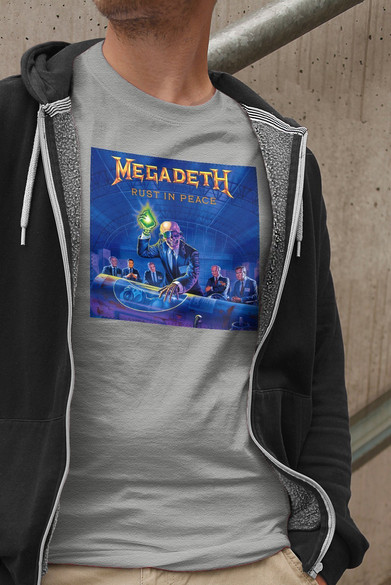 Koszulka z naszywką Megadeth Rust in...