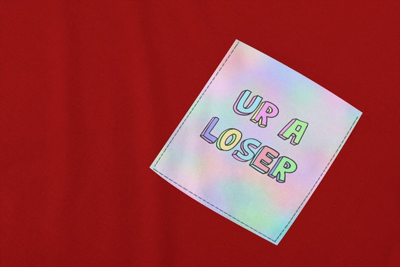 Koszulka z kieszonką UR A LOSER