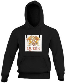 Bluza z naszywką Queen logo white