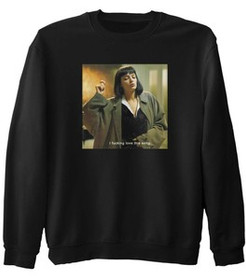 Bluza z naszywką Uma Thurman Song