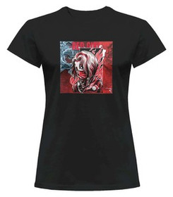 Bluzka damska z naszywką RED GIRL