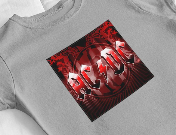 Bluzka damska z naszywką AC/DC Black Ice