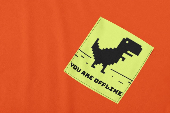 Koszulka z kieszonką OFFLINE