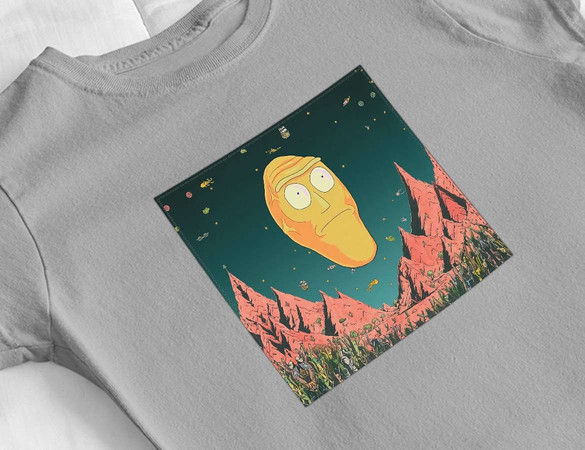 Bluzka damska z naszywką Rick and Morty 05