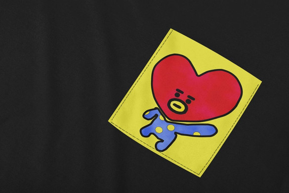 Koszulka z kieszonką BT21 TATA